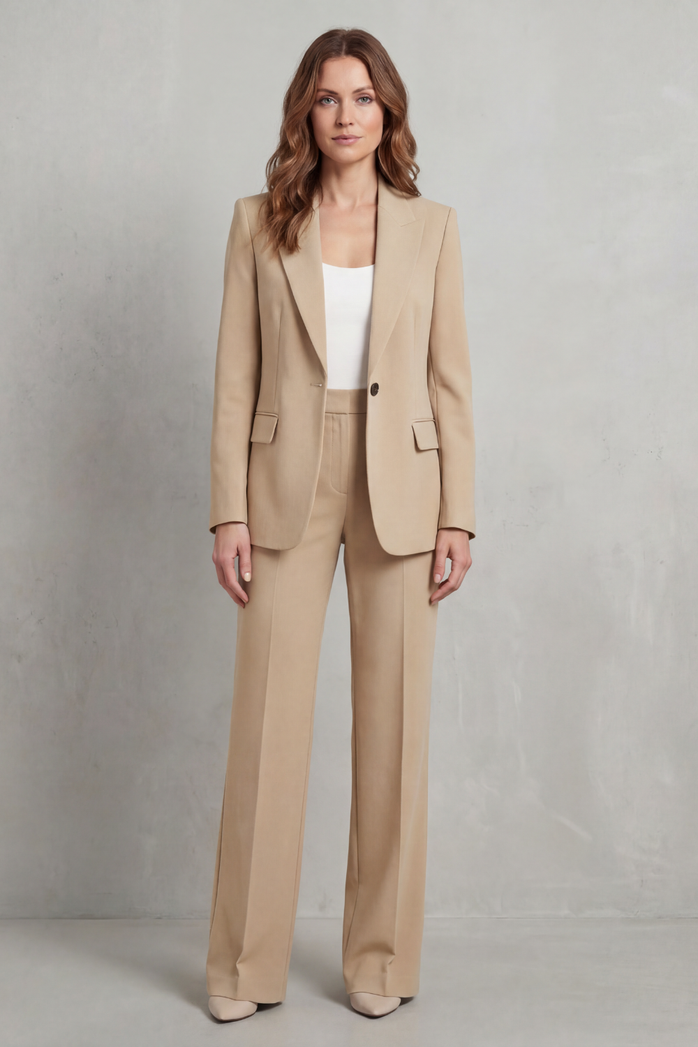 Aurelia | Tailored Long Sleeve Power Suit Set