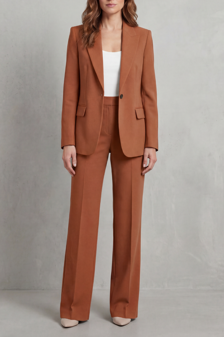 Aurelia | Tailored Long Sleeve Power Suit Set