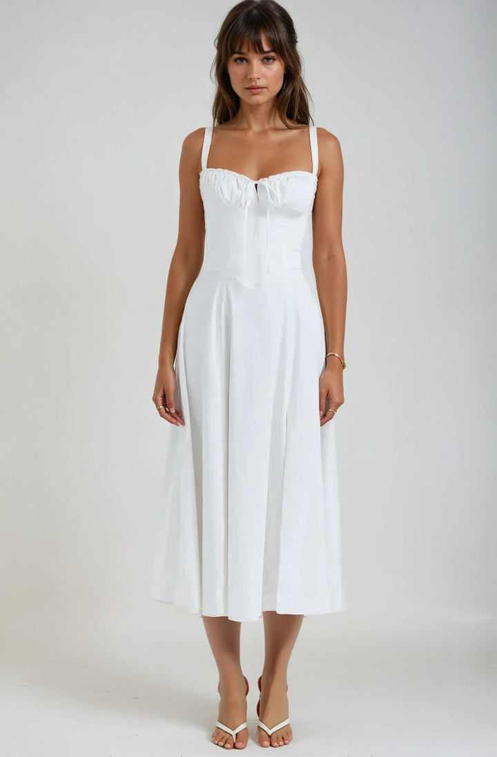 Catherine | Corset Midi Party Dress