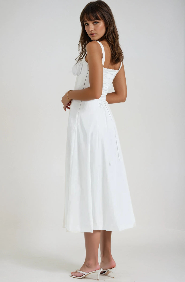 Catherine | Corset Midi Party Dress