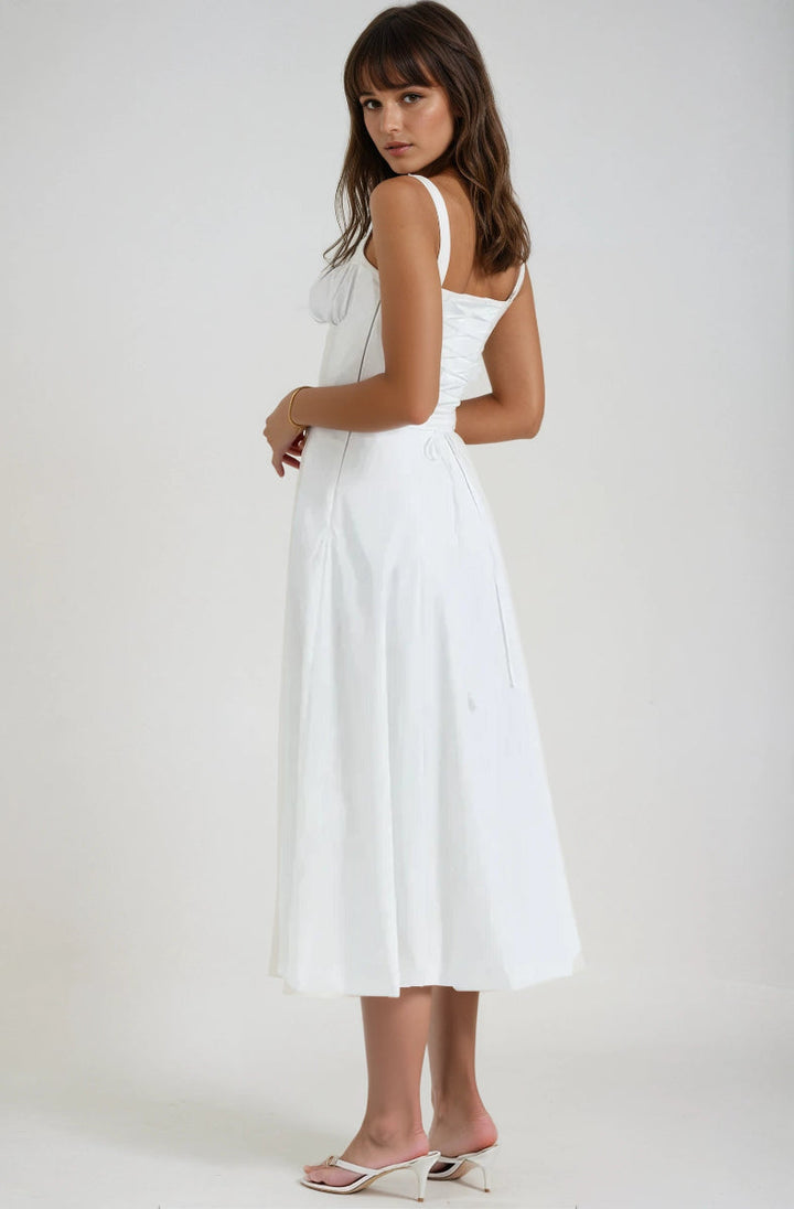 Catherine | Corset Midi Party Dress
