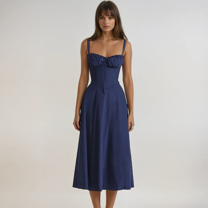 Catherine | Corset Midi Party Dress