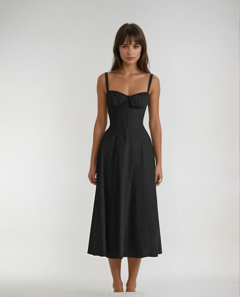Catherine | Corset Midi Party Dress