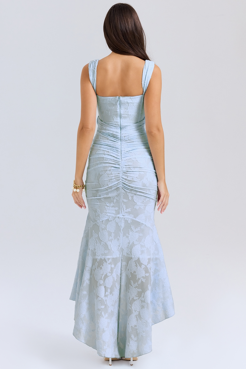 Orla | Lace Corset Wedding Guest Maxi Dress