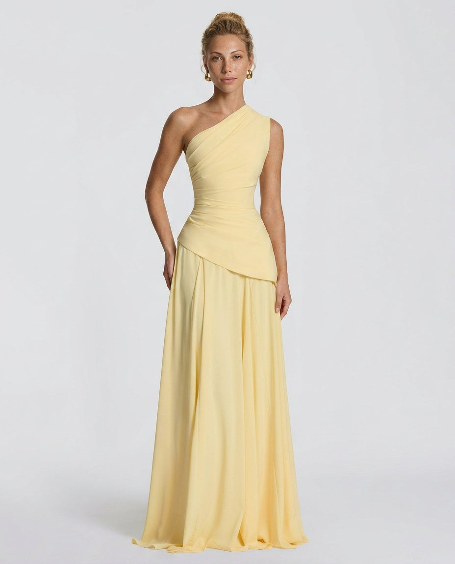 Seraphina | Halter Neck Flowy Maxi Dress
