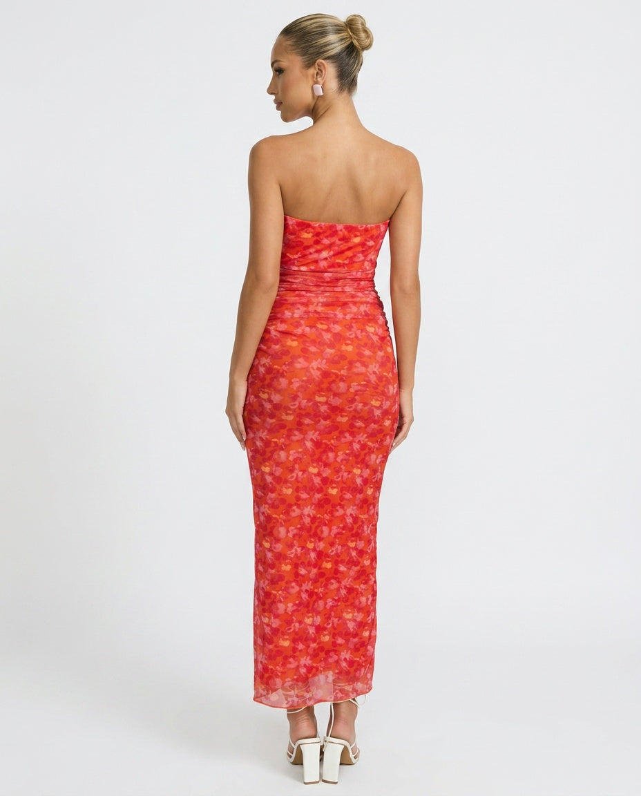 Vivienne | Floral Print Maxi Dress