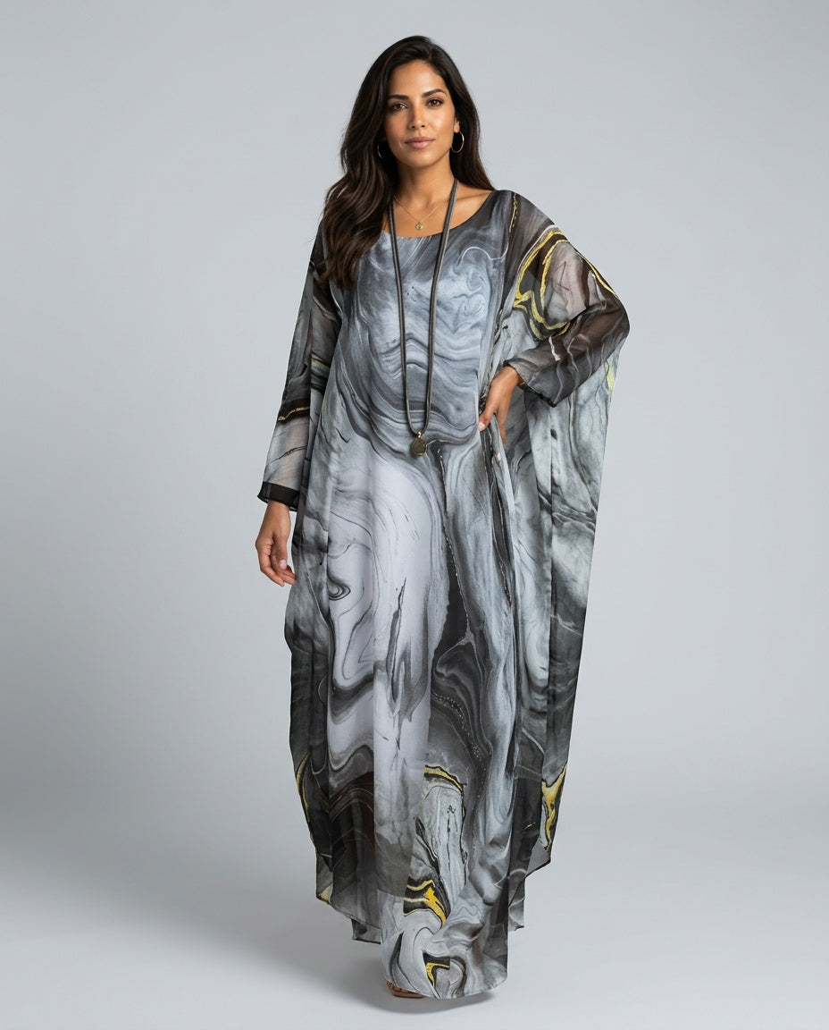 Lena | Tummy-Coverage Relaxed Maxi Dress
