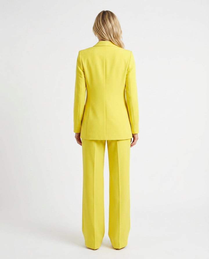 Ravelle | Longline Tailored Wide-Leg Trouser Suit