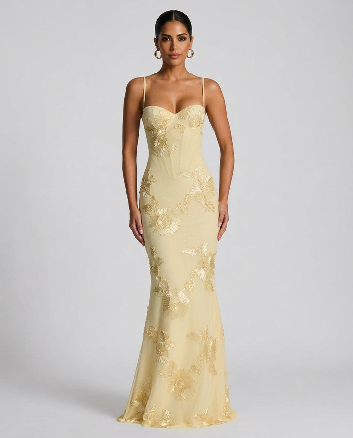 Nefertiti | Sleeveless Bodycon Maxi Dress