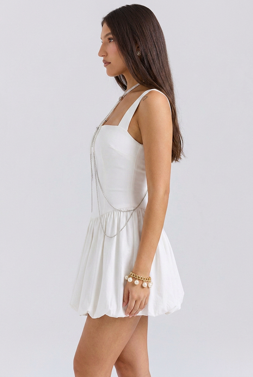Elara | Structured Bubble Mini Dress