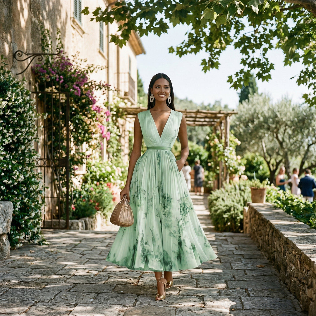 Elovine | Floral Long Sleeve Maxi Dress