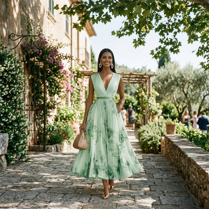 Elovine | Floral Long Sleeve Maxi Dress