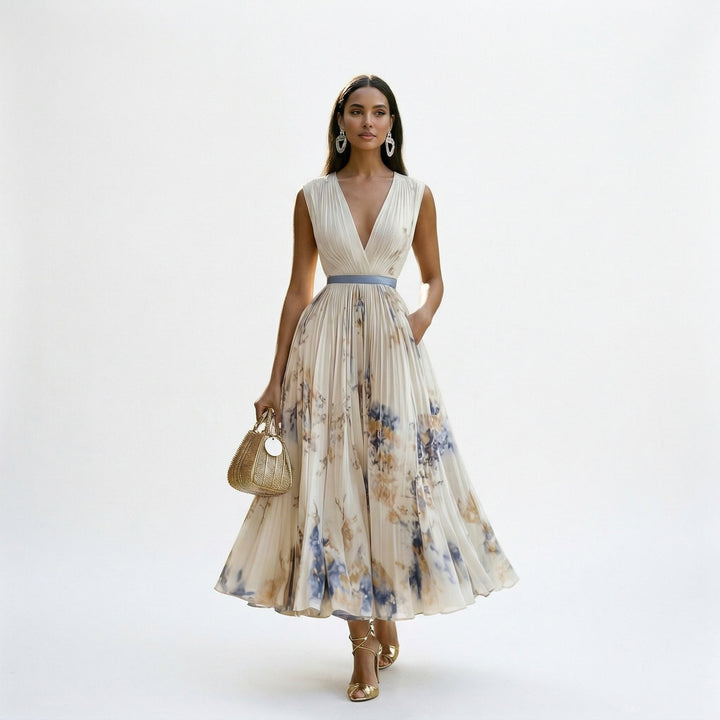 Elovine | Floral Long Sleeve Maxi Dress