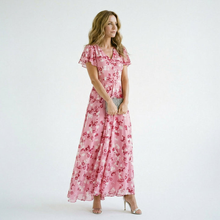Bianca | Floral Print Maxi Dress