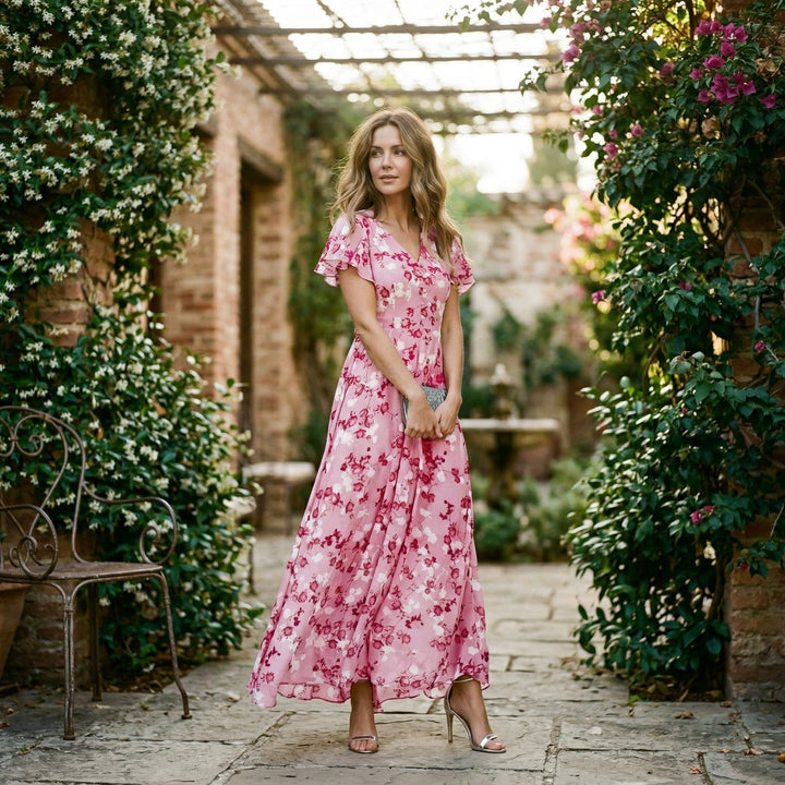 Bianca | Floral Print Maxi Dress