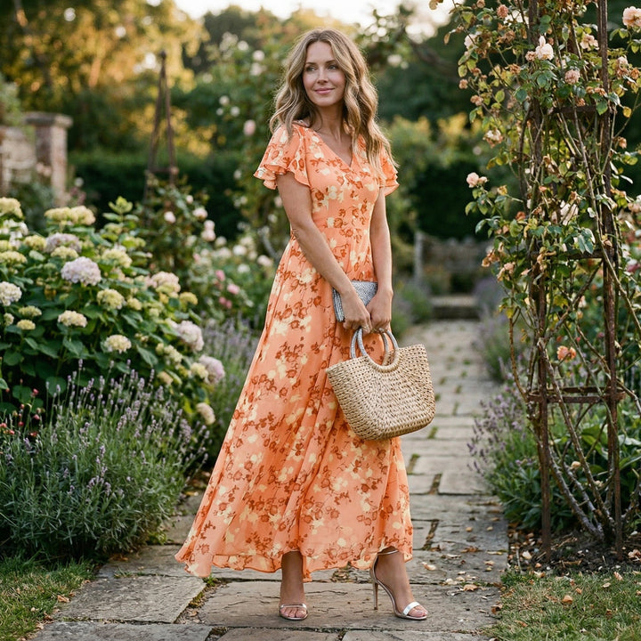 Bianca | Floral Print Maxi Dress