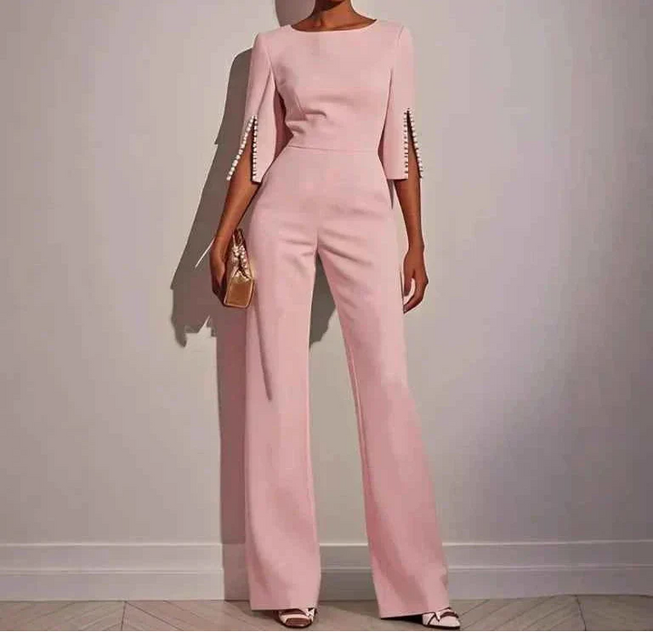 Sabine | Pearl Detail Jumpsuit