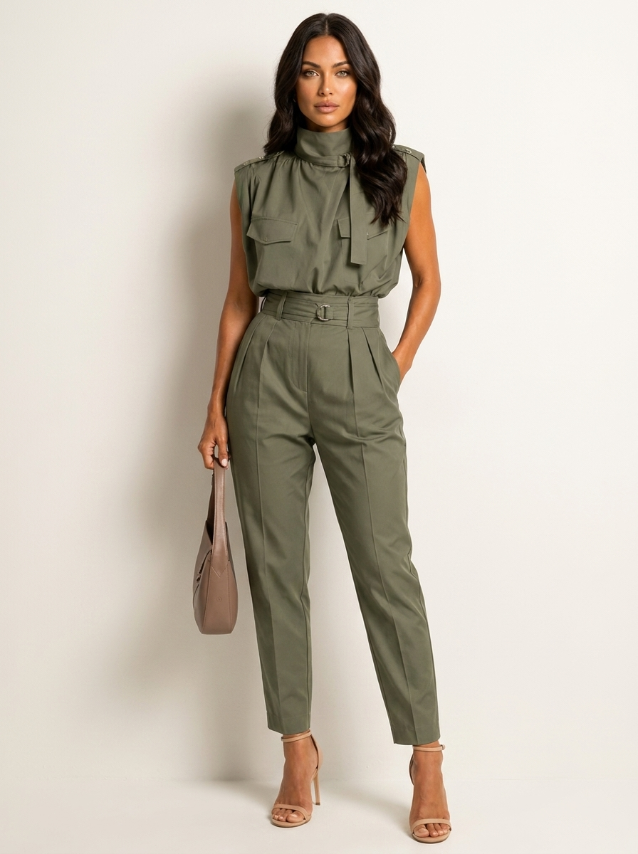 Vivara | Utility Long Jumpsuit