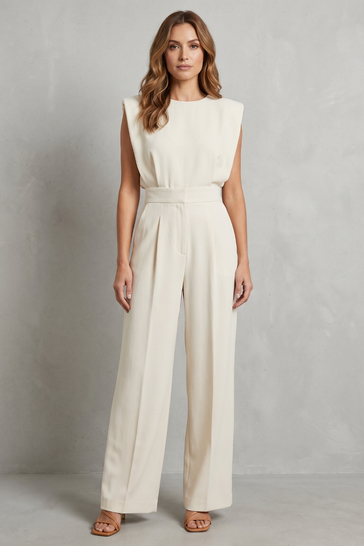 Elvaine | Sleeveless Wide-Leg Jumpsuit