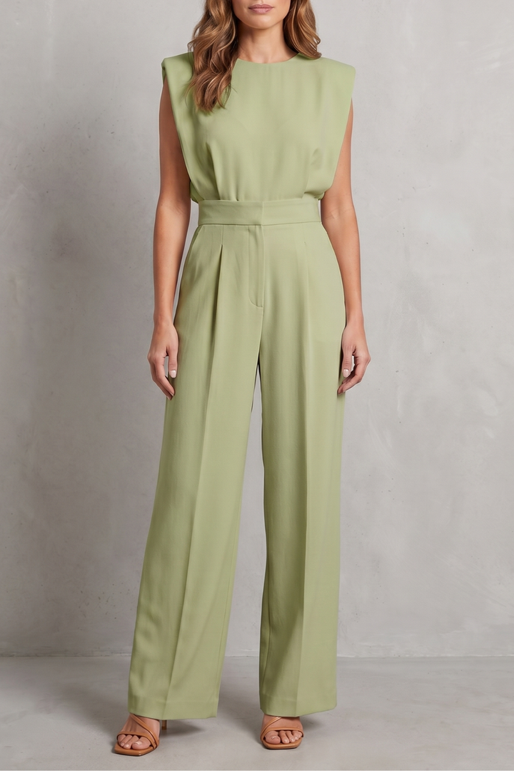 Elvaine | Sleeveless Wide-Leg Jumpsuit