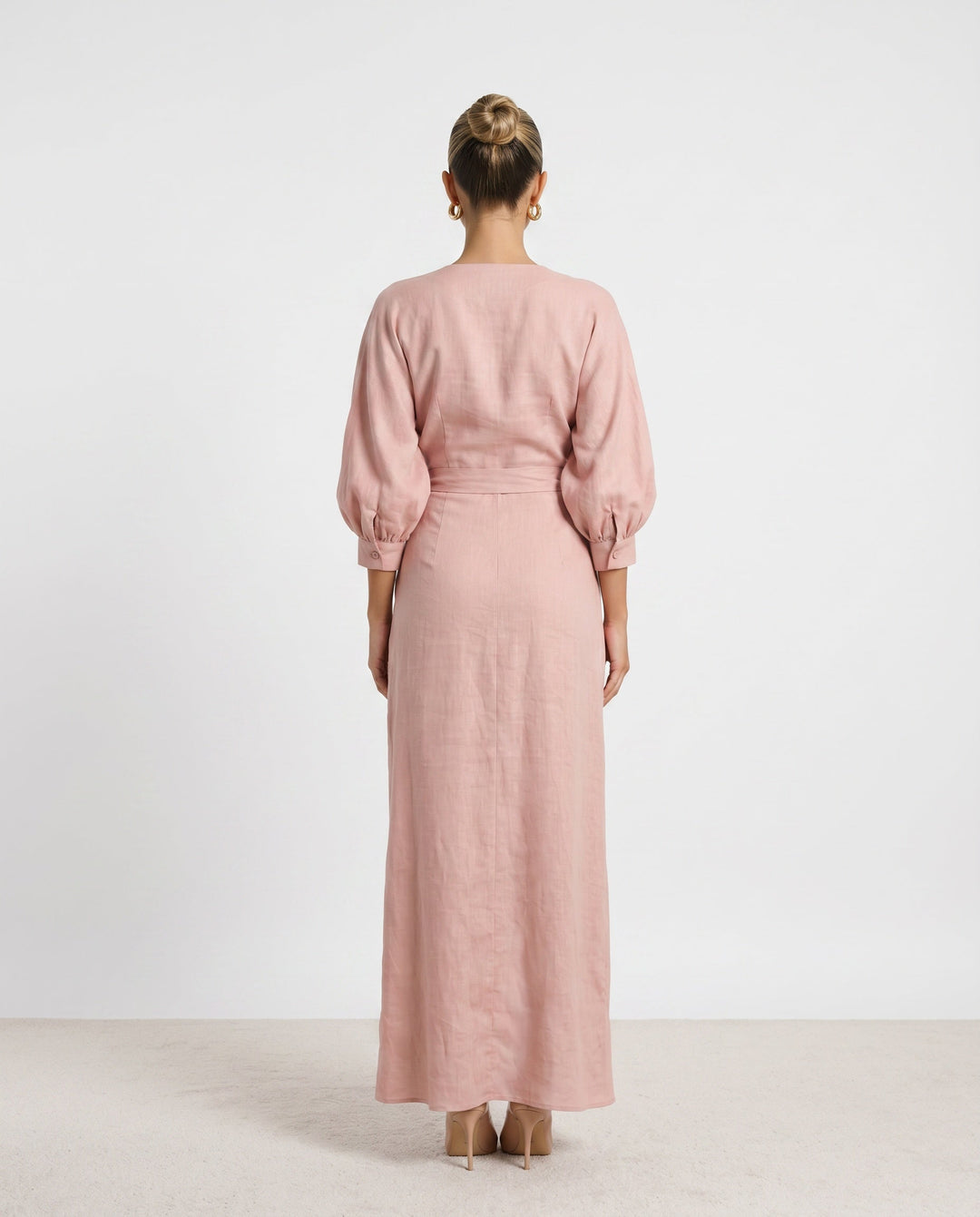 Tamsin | Tie-Back Wrap Maxi Dress
