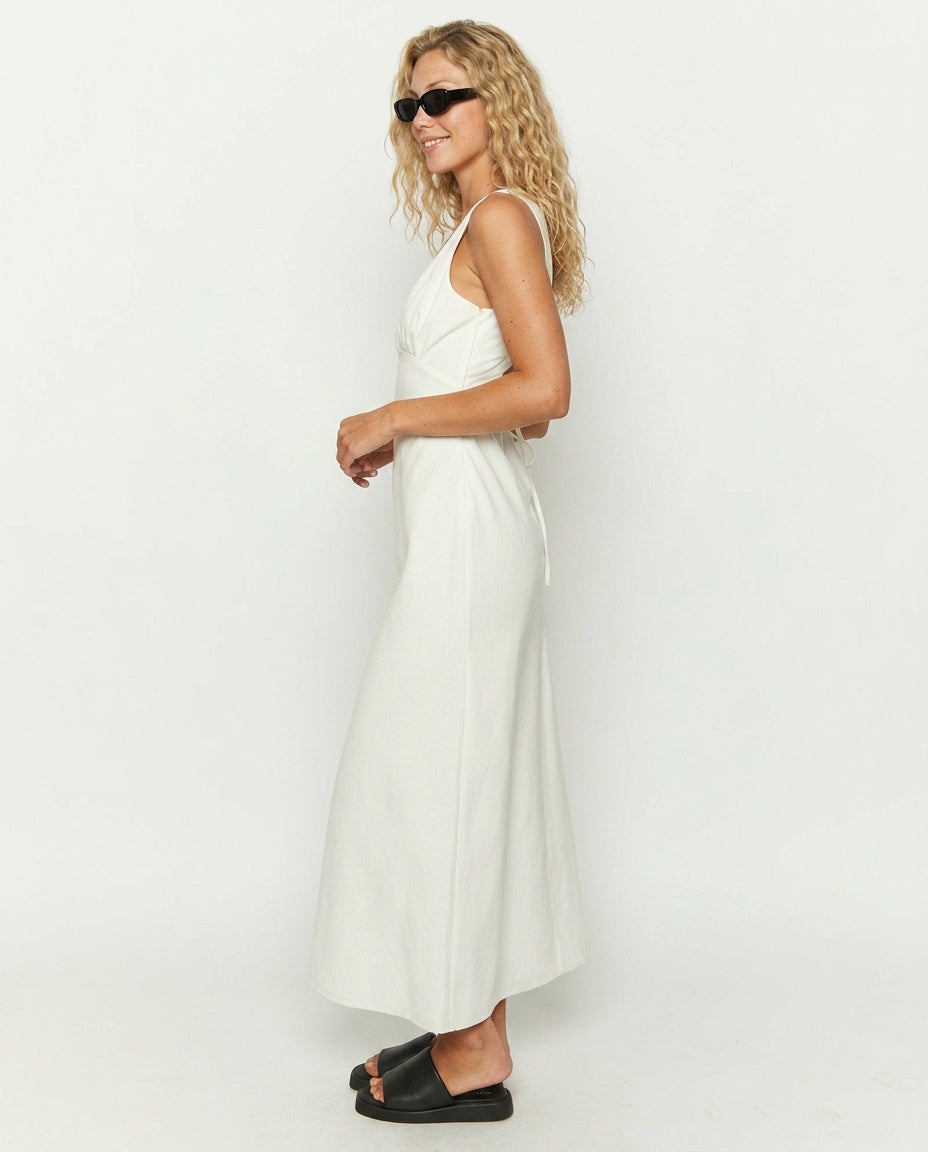 Verlaine | Satin-Look Wedding Guest Maxi Dress