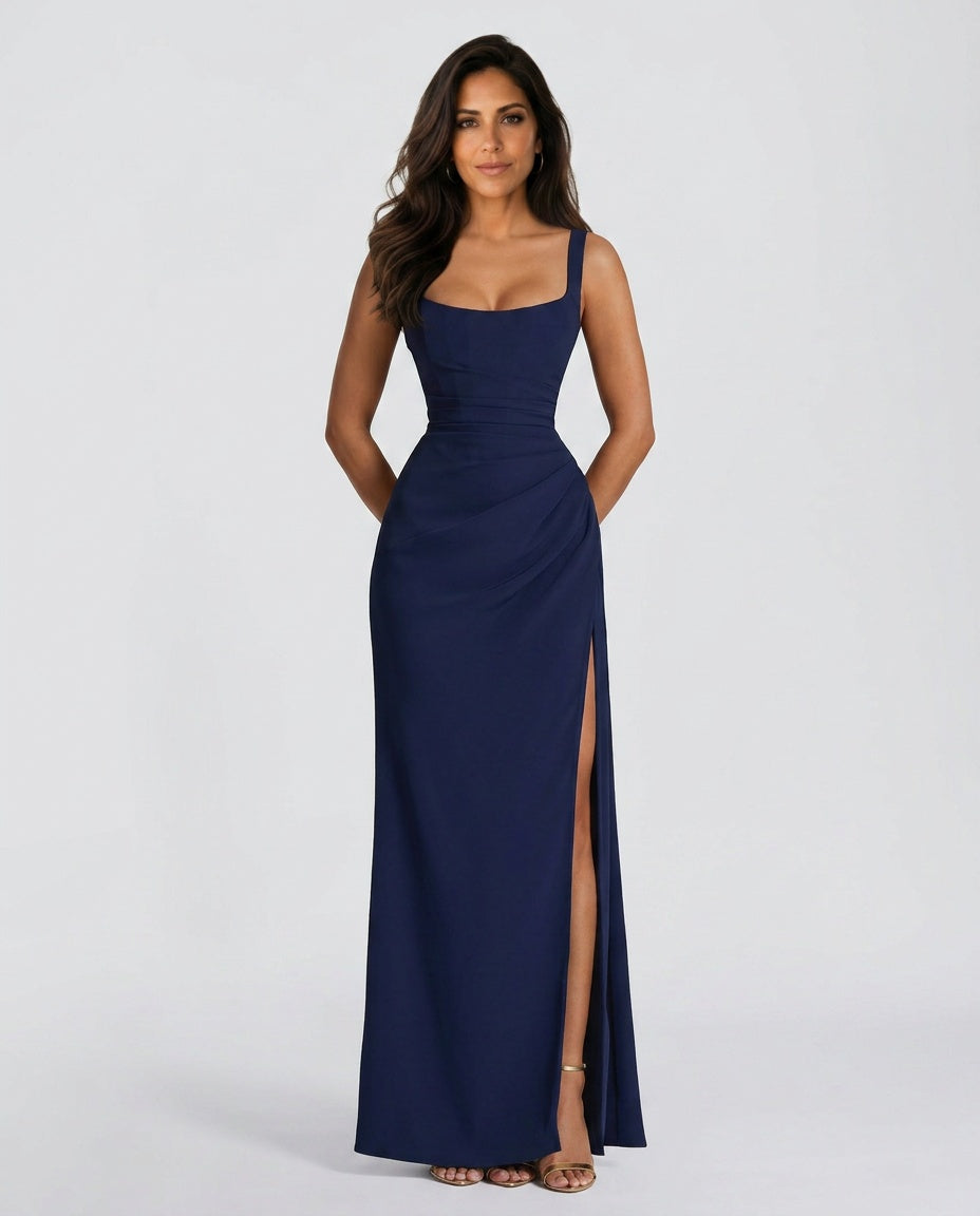 Thea | Strapless Tiered Maxi Dress