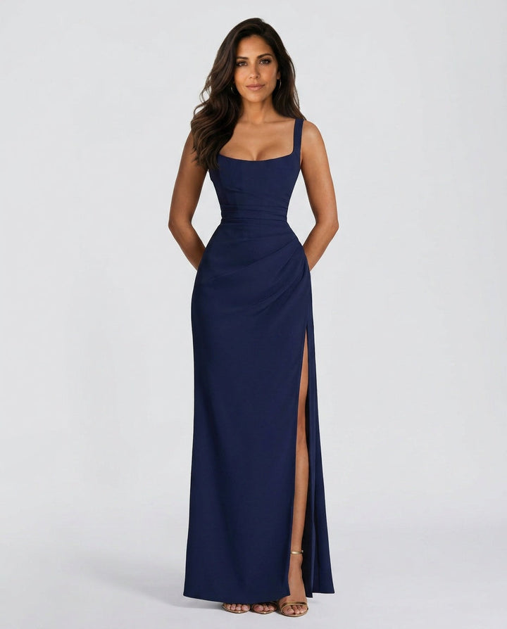 Thea | Strapless Tiered Maxi Dress