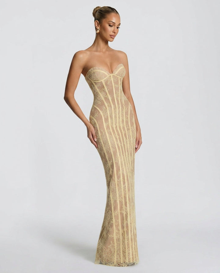 Greta | Sleeveless Side-Slit Maxi Dress