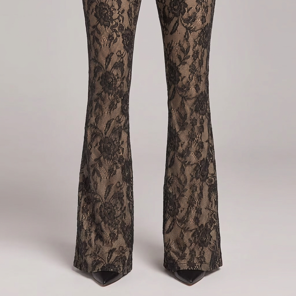 Harlow | Lace-Trim Sleeveless Jumpsuit