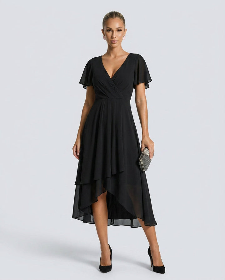 Mira | Romantic Lace Midi Dress
