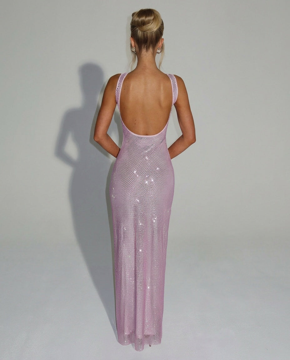 Quinn | Sequin Sleeveless Maxi Dress