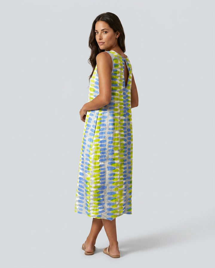 Priya | Printed Flowy Midi Dress