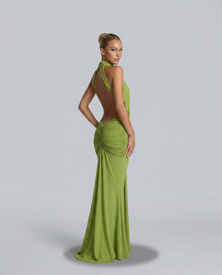 Paige | Gathered Backless Maxi Dress