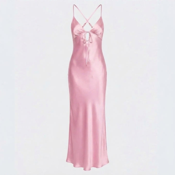 Jadira | Scarf Detail Wedding Guest Maxi Dress