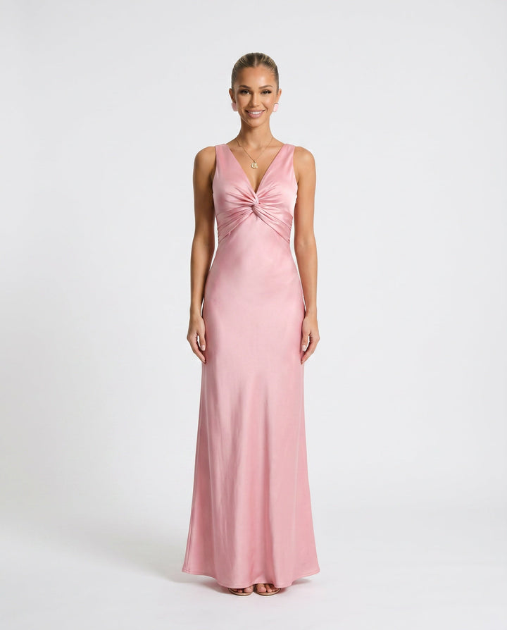 Vendula | Backless Bow Detail Maxi Dress