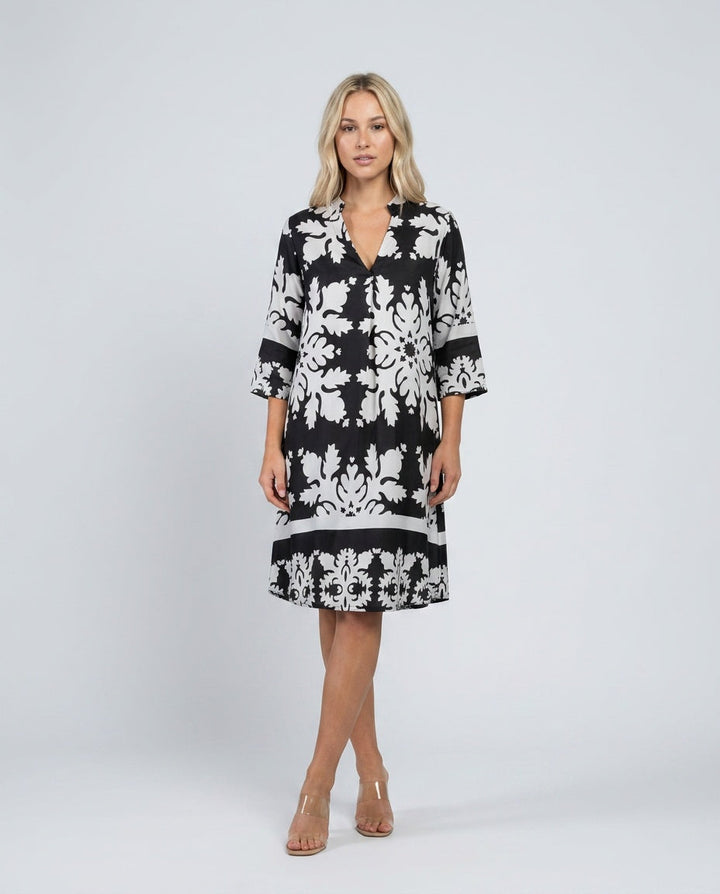Margot | Midi Length Fluid Wrap Dress