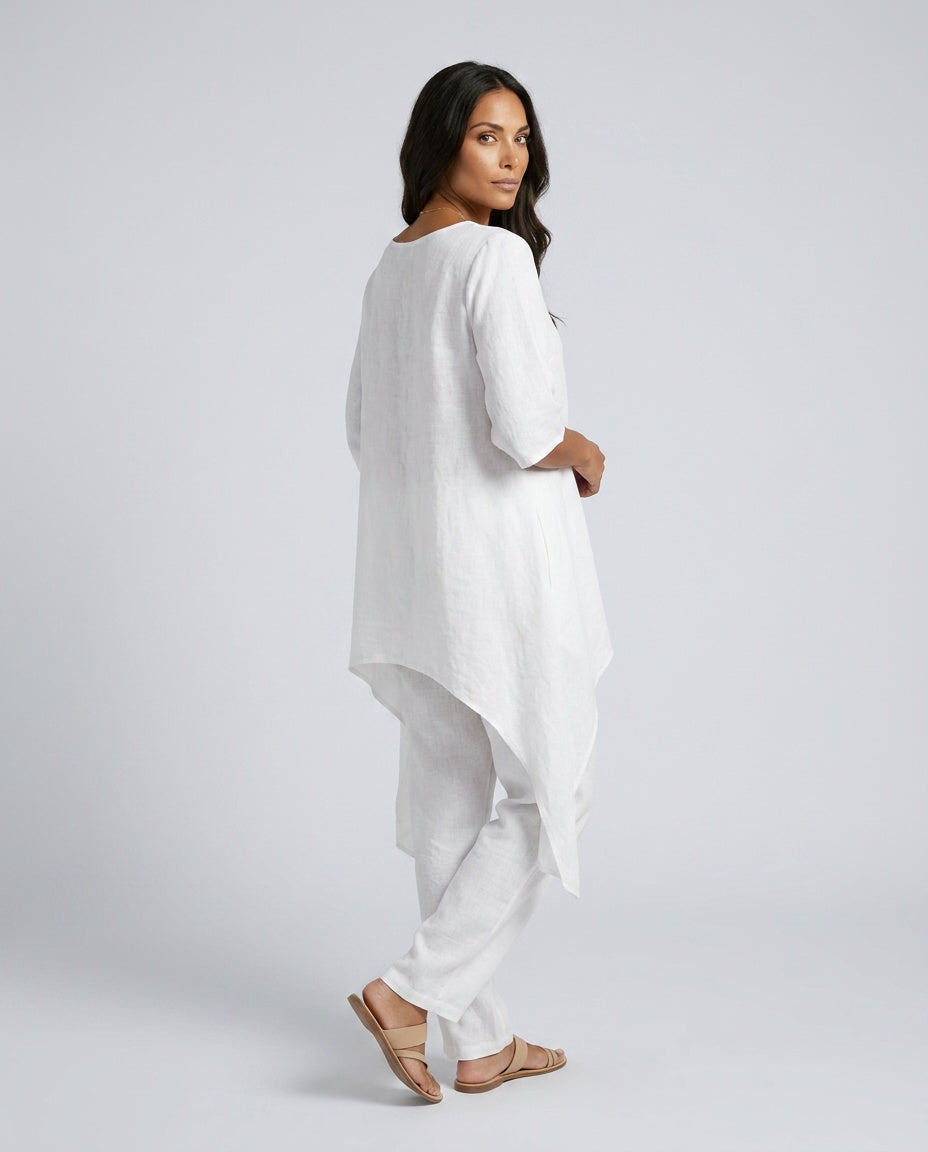 Soraya | Linen-Look Wide-Leg Co-ord Set
