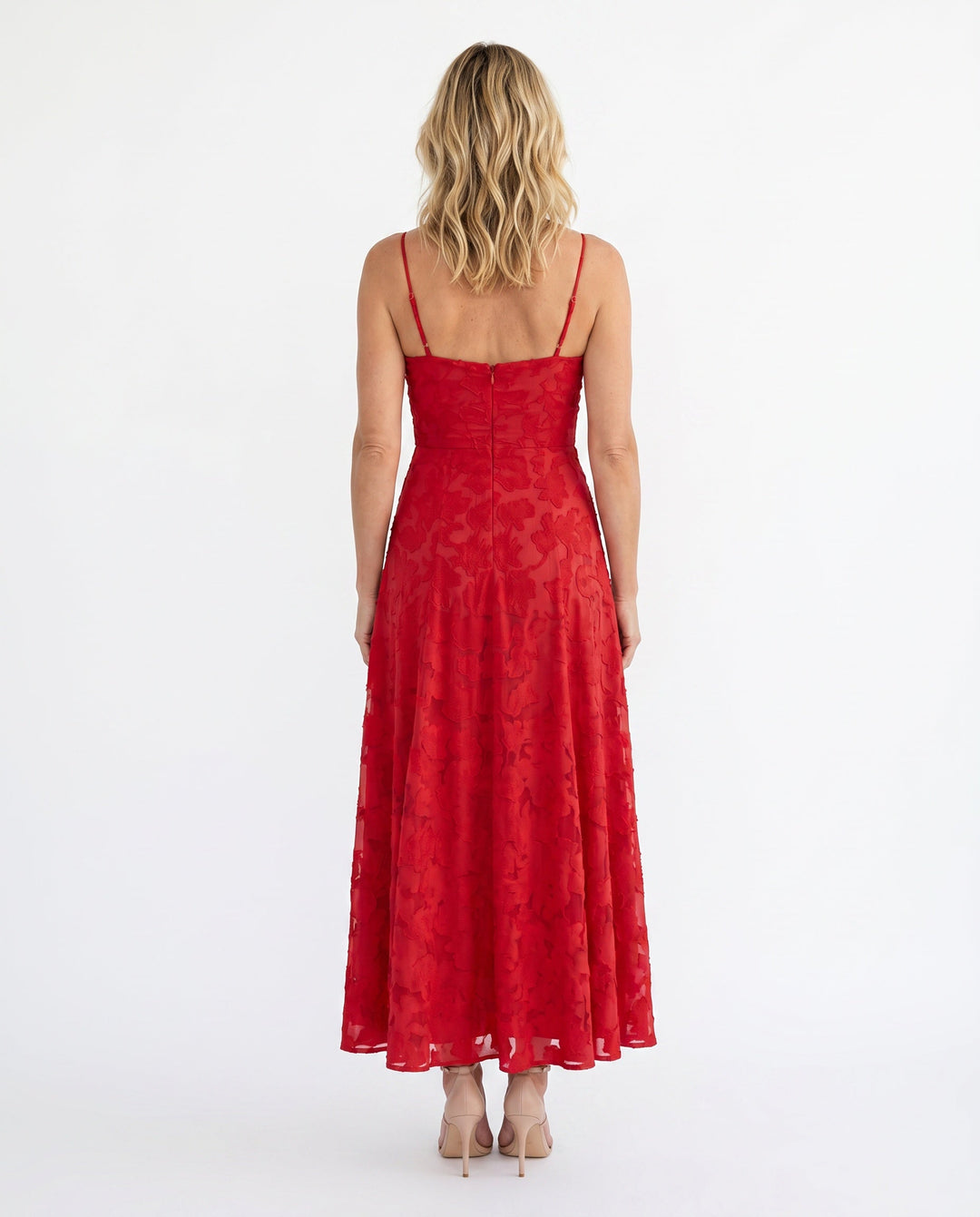 Liv | Mermaid Spaghetti Strap Wedding Guest Maxi Dress