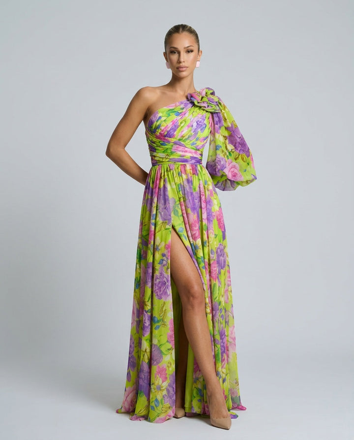Camille | Flowy Off-Shoulder Summer Maxi Dress