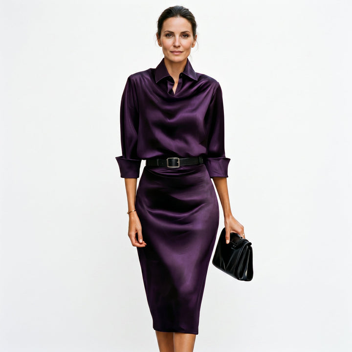 Dahlia | Cocktail Wedding Guest Midi Dress