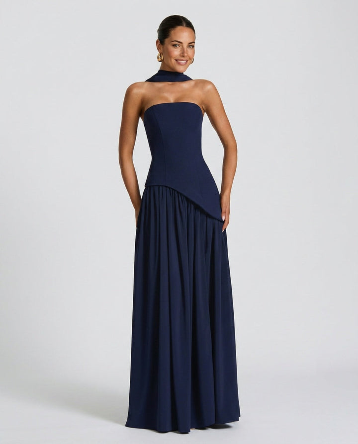 Maliyah | Wrap Tie Waist Maxi Dress