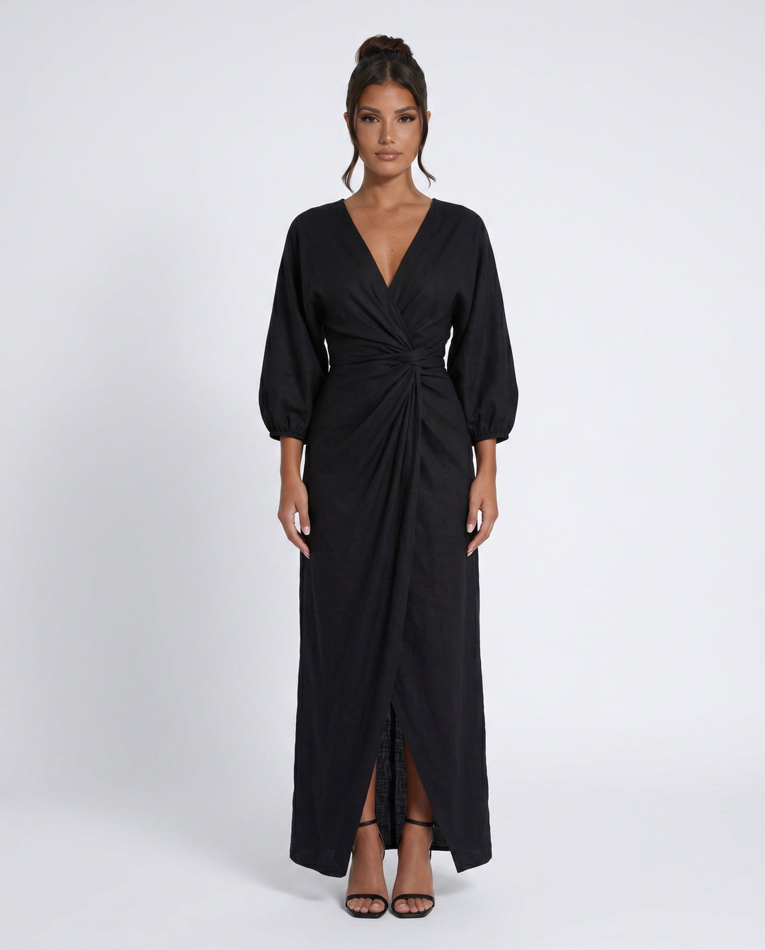Tamsin | Tie-Back Wrap Maxi Dress
