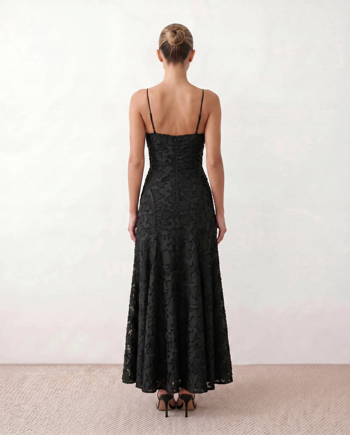 Liv | Mermaid Spaghetti Strap Wedding Guest Maxi Dress
