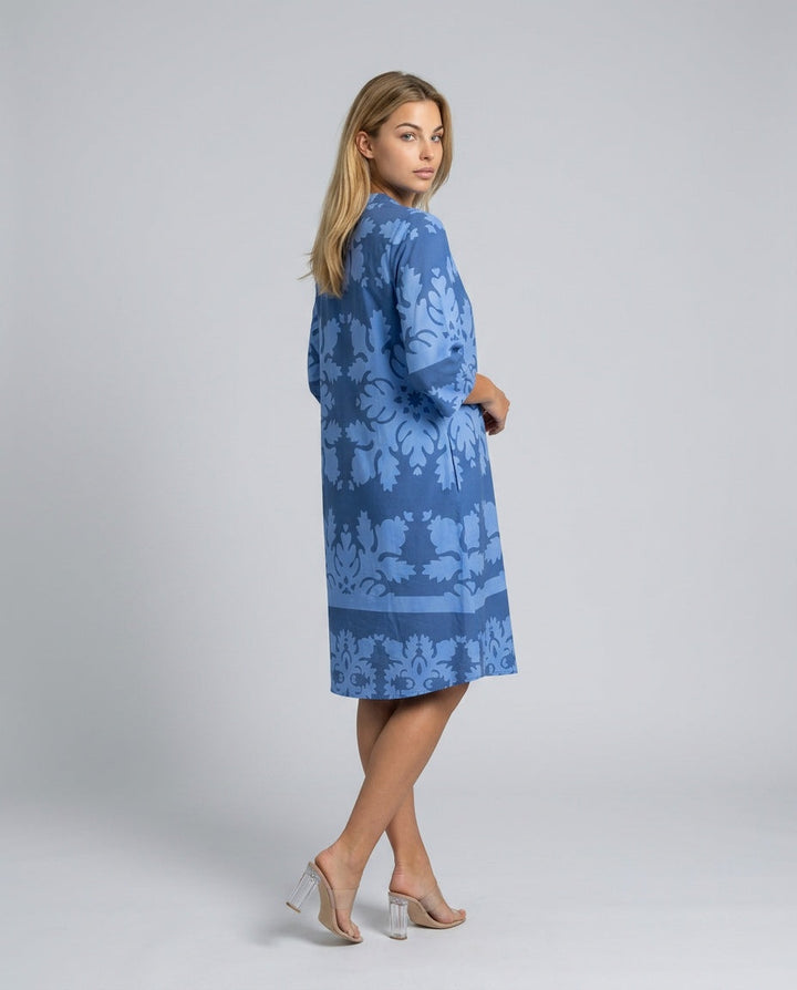 Margot | Midi Length Fluid Wrap Dress