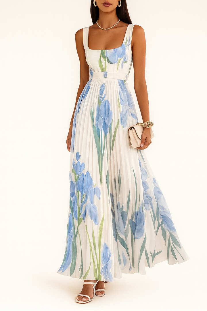 Liviana | Pleated Maxi Dress