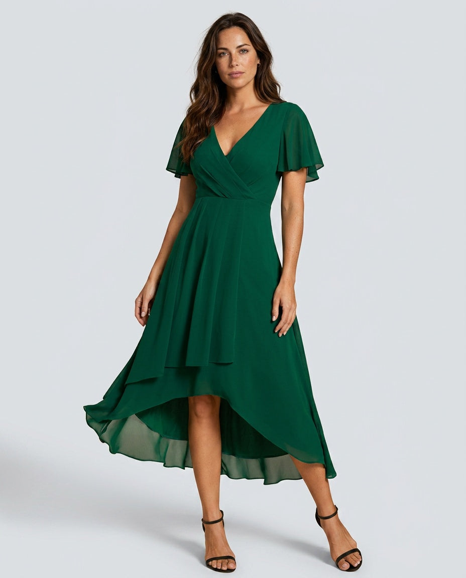 Mira | Romantic Lace Midi Dress