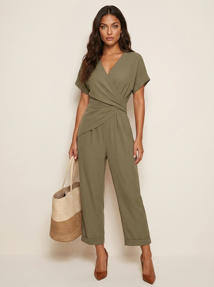 Cleo | Relaxed Wrap Jumpsuit