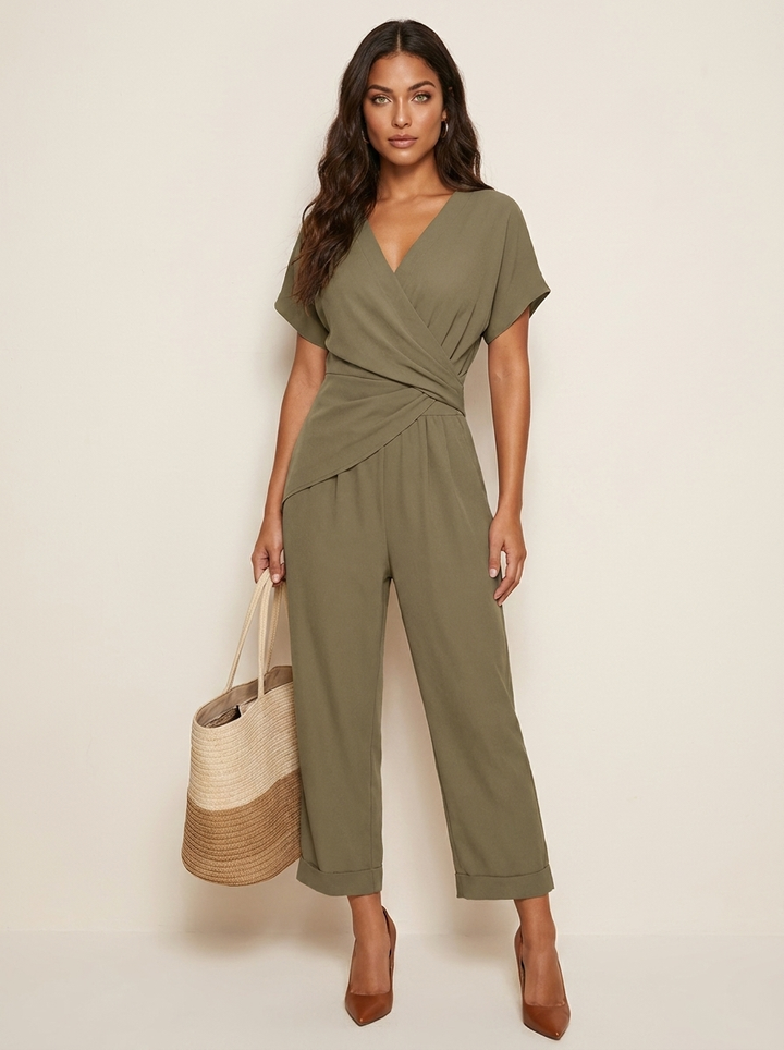 Cleo | Relaxed Wrap Jumpsuit