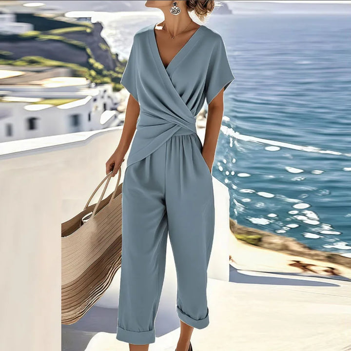 Cleo | Relaxed Wrap Jumpsuit